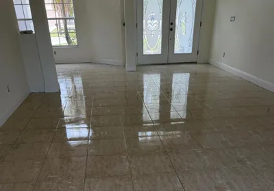 Flooring installation in a Houston home