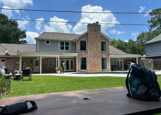 Exterior siding remodel on a Richmond, TX area home